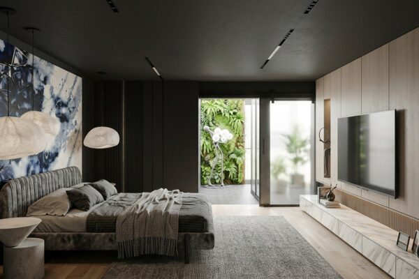 sypialnia z łazienką 1